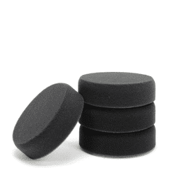 Bild von Polierschwamm 77mm schwarz glatt weich für Autolack und Politur Wachs 4er Set 